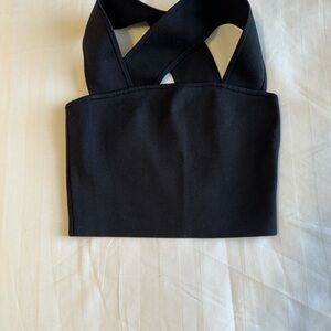 Babaton Black Crop Top